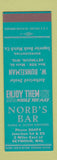 Matchbook Cover - Norb's Bar Seymour WI Superior Match W Bunkelman SAMPLE