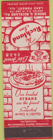 Matchbook Cover - Rockland Inn Lake Forest IL