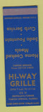 Matchbook Cover - Hi Way Grille Tarpon Springs FL SAMPLE