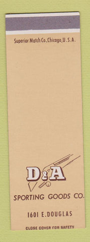 Matchbook Cover - D&A Sporting Goods SAMPLE