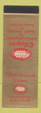 Matchbook Cover - Clipper Belt Lacer Grand Rapids MI SAMPLE