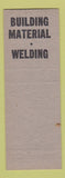 Matchbook Cover - JG Wilde Co SAMPLE