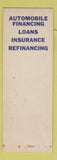 Matchbook Cover - Vandergriff Investment Co Arlington TX SAMPLE