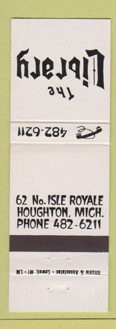 Matchbook Cover - The Library Houghton MI