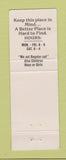 Matchbook Cover - Joseph's Hair Salon Lincoln Park Melvindale MI GREEN