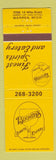 Matchbook Cover - Boomba's Spiritis Eatery Warren MI