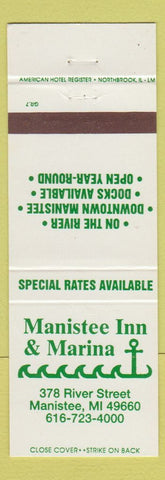 Matchbook Cover - Manistee Inn Marina MI