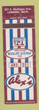 Matchbook Cover - Alex's Lansing MI