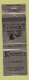 Matchbook Cover - Kosman's Carriage House Flint MI WEAR