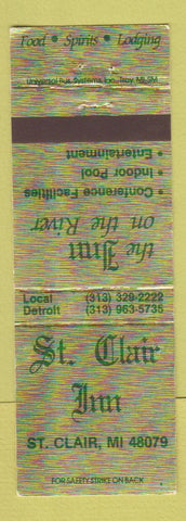 Matchbook Cover - St Clair Inn MI