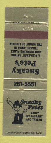 Matchbook Cover - Sneaky Petes Restaurant