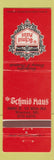 Matchbook Cover - Schmid Haus Warren MI
