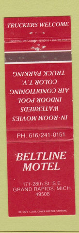 Matchbook Cover - Beltline Motel Grand Rapids MI