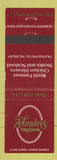 Matchbook Cover - Zehnders of Frankenmuth MI