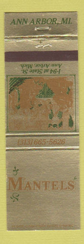 Matchbook Cover - Mantels Ann Arbor MI Restaurant