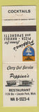 Matchbook Cover - Peppina's Restaurant Lincoln Park MI pizza