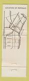 Matchbook Cover - Peppina's Restaurant Lincoln Park MI pizza