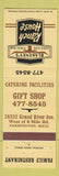 Matchbook Cover - Blakeney's Ranch House Farmington MI
