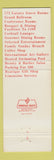Matchbook Cover - Kingsley Inn Bloomfield Hills MI