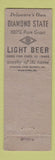 Matchbook Cover - Diamond State Light Beer Wilmington DE WORN