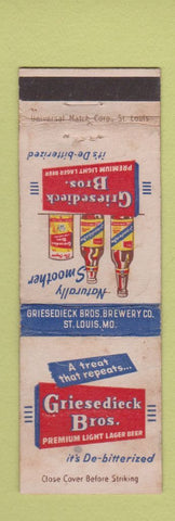 Matchbook Cover - Griesedieck Bros Beer ST Louis MO WEAR