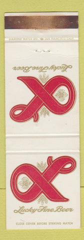 Matchbook Cover - Lucky Fine Beer WORN