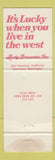 Matchbook Cover - Lucky Fine Beer WORN