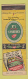 Matchbook Cover - Carling's Red Cap Ale ABC Movies Candy News Stand WEAR