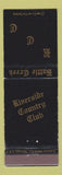 Matchbook Cover - Riverside Country Club Battle Creek MI