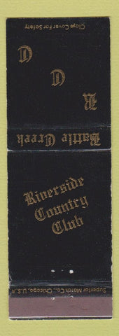 Matchbook Cover - Riverside Country Club Battle Creek MI