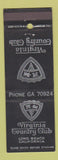 Matchbook Cover - Virginia Country Club Long Beach CA