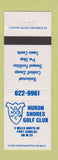 Matchbook Cover - Huron Shores Golf Club Port Sanilac MI