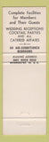 Matchbook Cover - Kenwood Golf Country Club Bethesda MD