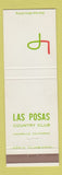 Matchbook Cover - Las Posas Country Club Camarillo CA