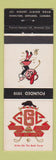 Matchbook Cover - Glendale Golf Country Club Hamilton ON