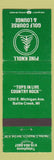 Matchbook Cover - Pine Knoll Golf Course Battle Creek MI WEAR