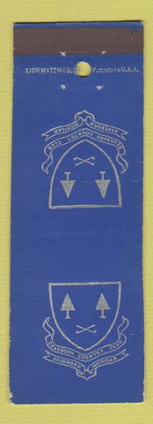 Matchbook Cover - Dearborn Country Club Dearborn MI BLUE WEAR