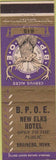 Matchbook Cover - Elks Club New Elks Hotel Brainerd MN