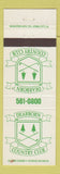Matchbook Cover - Dearborn Country Club Dearborn MI