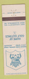 Matchbook Cover - Bay Pointe Golf Club West Bloomfield MI