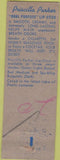 Matchbook Cover - louise Beauty Salon Denver CO Priscilla Parker Lipstick