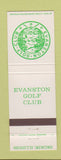 Matchbook Cover - Evanston Golf Club Skokie IL