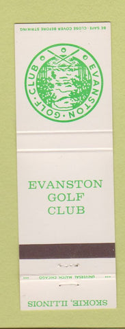 Matchbook Cover - Evanston Golf Club Skokie IL