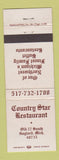 Matchbook Cover - Country Star Restaurant Gaylord MI WEAR