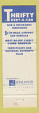 Matchbook Cover - Thrifty Rent a Car Saginaw Flint MI