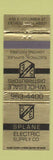 Matchbook Cover - Splane Electric Supply Detroit MI