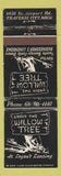 Matchbook Cover - Under the Willow Tree Traverse City MI WEAR