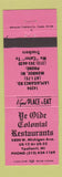 Matchbook Cover - Ye Olde Colonial Restaurants Ypsilanti MI Monroe PINK