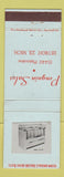 Matchbook Cover - Penguin Sales Detroit MI
