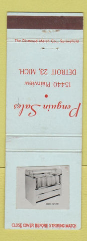 Matchbook Cover - Penguin Sales Detroit MI